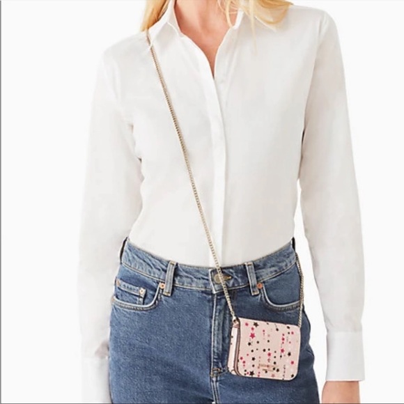 Kate Spade Staci Star Cardcase on a Chain - Picture 2 of 15